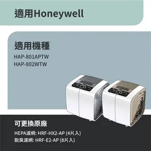 適用Honeywell HAP-801APTW 802 可替換HRF-HX2 E2-AP 抗敏版 抗菌版濾網 濾芯