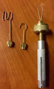 DUBBING SPINNER - TWISTER SET w/ HAIR PACKER. FLY TYING TOOL. HARELINE.