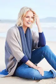 Natural Layered Cardigan--NBIRD-01