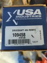 USA Industries 109458 Driveshaft