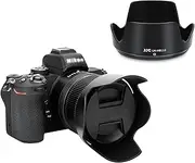 [JJC] HB-112 Reversible Lens Hood Shade for Nikon Nikkor Z DX 12-28mm F3.5-5.6 PZ VR Lens on Nikon Z50 Z30 Zfc Camera, Replaces Nikon HB-112 Lens Hood, Compatible with 67mm Filter Lens Cap