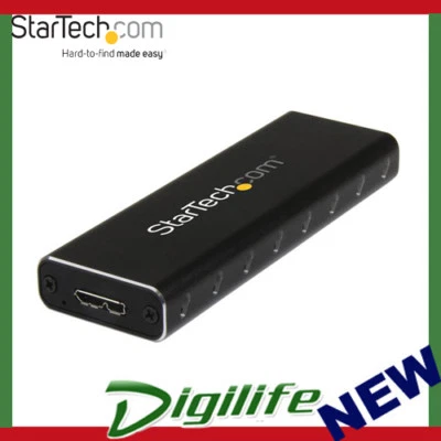 STARTECH M.2 to SATA SSD Enclosure - USB 3.0 with UASP - External Enclosure
