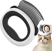 Grooming Comb For Dogs | Pet Hair Removal Tool - Grooming Supplies Tool With Panda Design, Ergonomic Handle Comb For Pre-Bath Brushing, Shedding Season Care