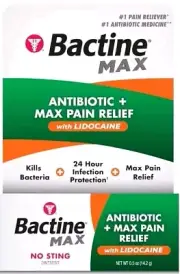 Bactine MAX Antibiotic + Max Pain Relief No Sting Ointment 0.5oz