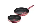 Tefal Perfect Cook Induction Non-Stick Twin Pack Frypans 24/28cm