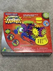 New In Box Techno Gears | STEM Construction Set | Crazy Train 80+ Pieces