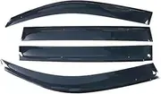 STIDPFZX Car Window Visor Compatible for VW Touareg 7P 2011~2018 2012 Rain Eyebrow Shelter Vent Awning Smoke Deflector Guard Accessories