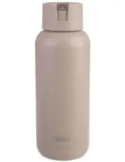 [Oasis] Ceramic Lined Stainless Steel Triple Wall Insulated Moda Drink Bottle 1L in Latte