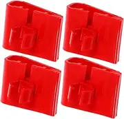 DINHEAROM Aquarium Led Light Holder Bracket 4 Pack Fish Tank Light Clamp Mount Secure Attachment for Lamps