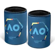 Australian Open Tennis Hexagon Logo Stubby Holder Can Cooler