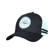 Cronulla Sharks NRL Retro Striped Trucker Cap Hat!