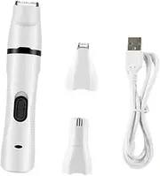 COMPUKAS 1Set Rechargeable Pet Grooming Kit Dog Hair Trimming Tool Nail Trimmer Portable Lightweight Quiet Design for Easy Trimming of Dog Cat and Nails