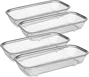 HONMEET Metal Dishwasher Basket Dishwasher Tableware Basket Stainless Steel Forks Chopsticks Holder