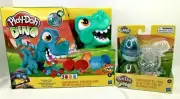 NIB Play-Doh Playdoh Dino Crew T-Rex Crunching Dinosaur Hydro Slime Glitz Bones