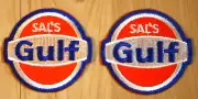 vintage sals gulf auto shop mechanic patch new old stock 2 included
