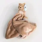 Jellycat Bartholomew Bear Security Blanket Soother Plush Lovey Toy Brown Teddy