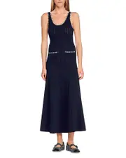 Sandro Beaded Maxi Dress
