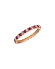 Le Vian 14K Rose Gold 0.52 ct. tw. Diamond & Ruby Ring