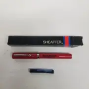 Vintage Sheaffer Mirror Democrat Mt. Carroll, Illinois Pen, NOS w/ Box