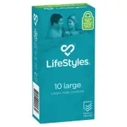L/Styles Large Condom 10Pk