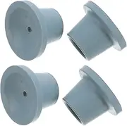 4pcs Sooth Chair Bath Chair Foot Cover Rubber Feet Stool Leg Caps Crutches Tips Stool Leg Covers Rubber Grey