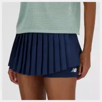 在飛比找momo購物網優惠-【NEW BALANCE】褲裙 短褲 女 藍 運動 排汗 快