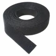 VELCRO® Brand Reusable ONE-WRAP® Hook & Loop Tape 1" X 12ft (4 yards) Black