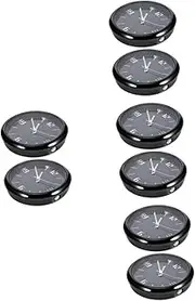 4sets Car Clock Battery Clock Mini Clock Seconds Digital Wall Clock Car Watch Digital Clock Flip Clock Automotive Vent Clocks Watch Mechanism LED Clock Large Wall Clock Glass 2pcs*4