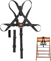 5 Point High Chair Harness | Toddler Seat Fixed Belt,5 Point Buckle High Chair Straps Suitable Handcart, Pushchair, Dining Chair
