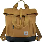 Carhartt Legacy Women's Hybrid Convertible Backpack Tote Bag, Carhartt Brown