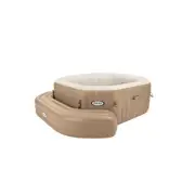 Intex Beige Octagon Inflatable Bench Accessory Seat Lounge For PureSpa Tub Spa