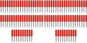 100PCS Replacement Cutting Blades for Explore Air 2 /Air 3/Maker Expression, 45 Degree Standard Fine Point Blades