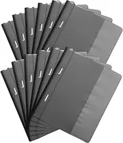 COHEALI Plastic A4 File Folder 12pcs Bulk Pack Document Folder for Reports Contracts Reusable Paper Office File Holder