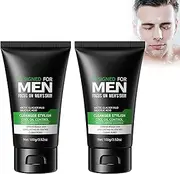 Tkekruh 2 x Cleansing Milk Face 100 g, Face Cleansing, Deep Cleansing, Soothing Cleansing Milk, Gentle Makeup Remover, Face Skin Cleaner, Smooth Skin, for Daily Facial Cleansing, Paras Hombres