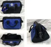NWT Napa Auto Parts Tool Bag Blue 12" Canvas Gardening Crafting