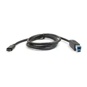 8Ware 1m USB 3.1 Cable Type-C to B Male to Male Black 10Gbps Extension Connector