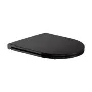 Fienza Slim Matte Black Soft Close Toilet Seat UF5019MB