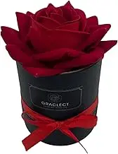 Graclect Forever Rose Bouquet with Premium Black Storage Case | Never-Wilt Flowers for Wedding Decor, Birthday Gifts & Home Kitchen