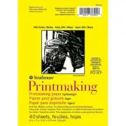 Strathmore Printmaking Paper Pad 5"X7"-40 Sheets 62333500