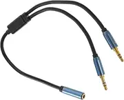 MOLUCKFU 1pc One Transfer Cable Buds USB Adapter Foldable Headphones USB Splitter Wired Tone Speaker Cable Converter Audio Cable Charger Cables Headphone Cable Oxygen- Copper