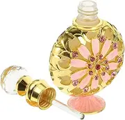 DRESSOOS Small Glass Essential Oil Bottle Refillable Empty Perfume Container for Women Leakproof Travel Friendly Design for Perfume Lotion and Toner Storage