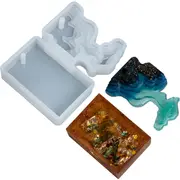 Urban Crafter Silicone Beach Topographic Pendant Mould-Square