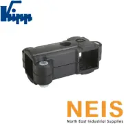 KIPP Tube Clamp T-Angle Square 30/30mm K0476 - Plastic, Steel Nuts/Screws