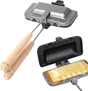 Toasted Sandwich Maker | Double Sided Hot Sandwich Pan Frying Maker,Detachable Hot Dog Toaster and Grilled Cheese Maker for Pancakes, Zalhin