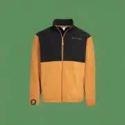 Bass Pro Shop Full Zip Logo Fleece Jacket Men 2XL Black & Chipmunk Discontinued