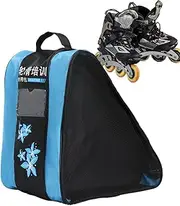 Roller Skate Bag,Girls Boys Ice Roller Skates Waterproof Shoes Bag | Kids Adults Skates Bag with Three Compartments for Training Ground, Ski Resort, Skating Rinks