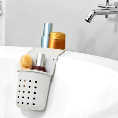 madesmart 2-Pocket Tub Saddle | BATH COLLECTION | 2-Compartments | Extra Storage