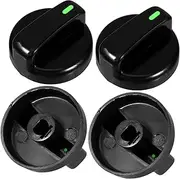 TOGEVAL 4pcs Burner Control Knobs Replacement Easy Use Gas Stove Knobs for Kitchen and Restaurant Cooktops Efficient Ignition Parts for Oven and Range