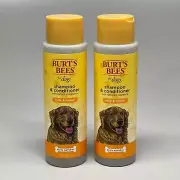 BURT'S BEE'S (2 PACK) For Dogs Shampoo & Conditioner Milk & Honey 12 oz FFP10128