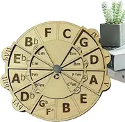 Music Code Wheel | of 1/5 Wooden Tools for Melody | Premium Musical Accessory for Musicians, Perfect for Music Theory and Practice, Perfect for Composers and Enthusiasts